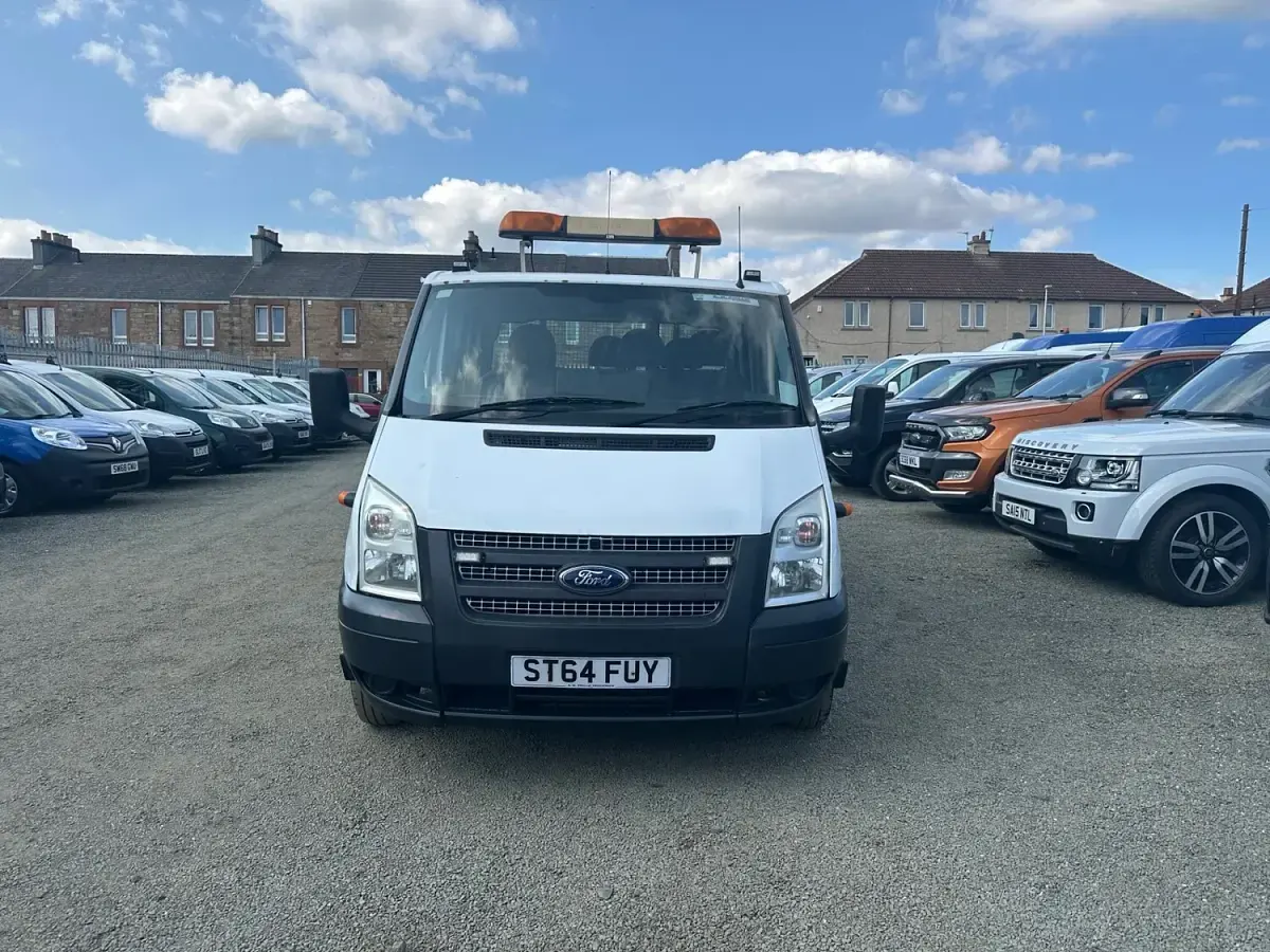 Used Ford Transit 100 HP (73 kW) 2014 White Cabriolet