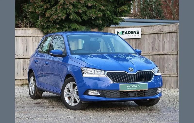 Energy blue Used 2020 Skoda Fabia SE Hatchback | £9,195 (Fair price) - Image 1/4