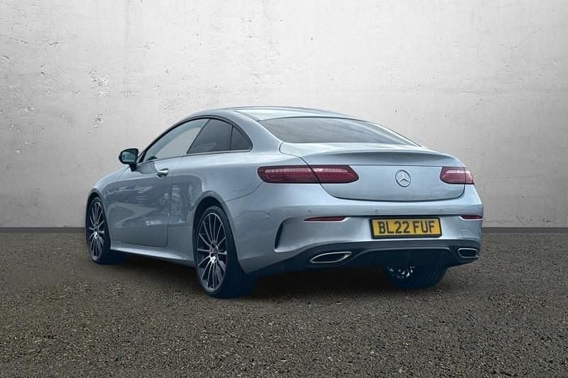Used Mercedes E300 AMG line 258 HP (189 kW) 2022 Silver Coupe