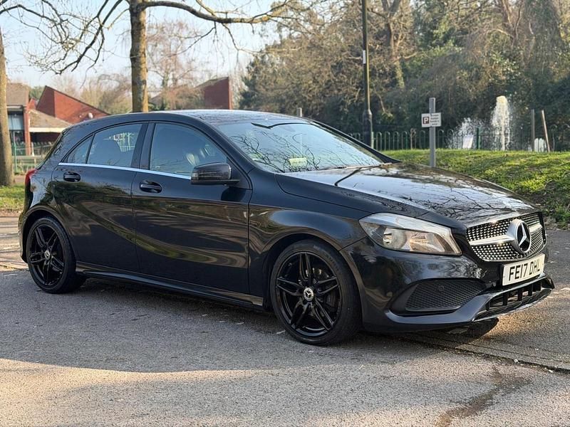 Used Mercedes A180 AMG line 2017 Black Hatchback