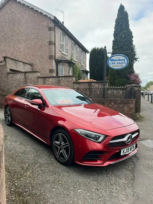 Used Mercedes CLS350 AMG line 281 HP (206 kW) 2019 Red Coupe