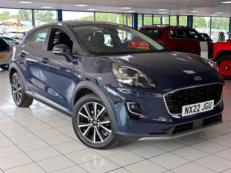 Blue Used 2022 Ford Puma Titanium Hatchback | £16,789 (Good price) - Image 1/4