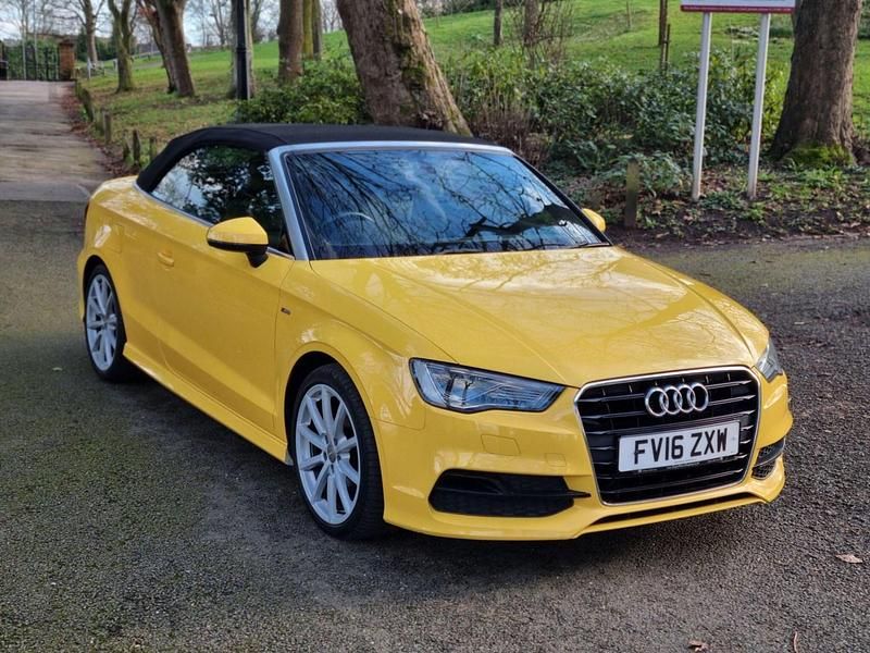 Used Audi A3 Cabriolet S-Line 2016 Yellow Cabriolet