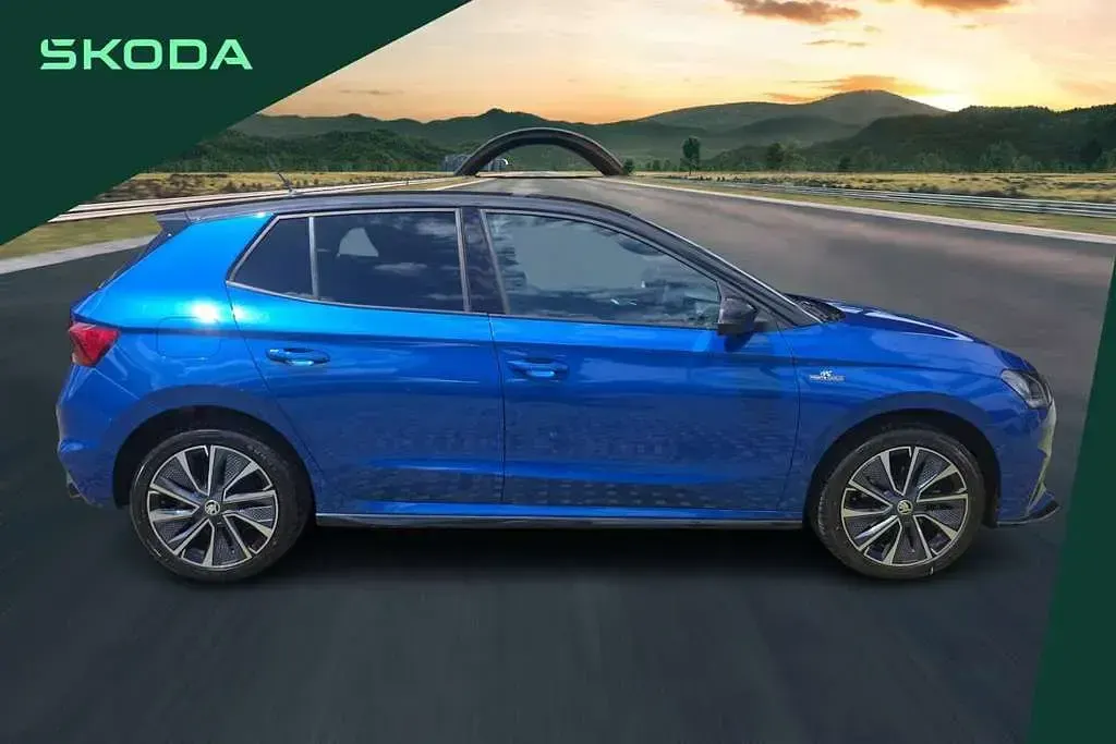 Used Skoda Fabia Monte Carlo 108 HP (79 kW) 2023 Blue Hatchback