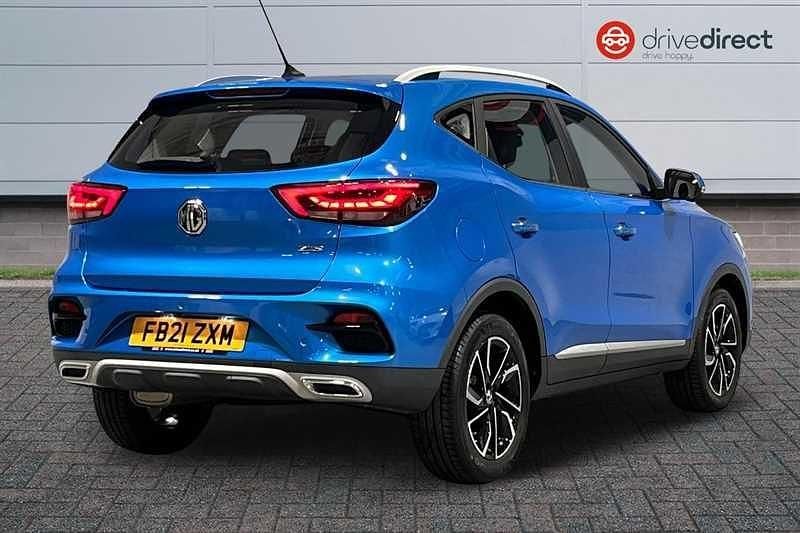 Used MG ZS Exclusive 106 HP (77 kW) 2021 Blue SUV