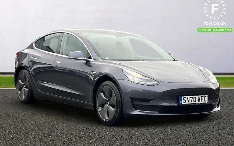 Grey Used 2020 Tesla Model 3 Standard Range Sedan | £14,299 (Fair price) - Image 1/4