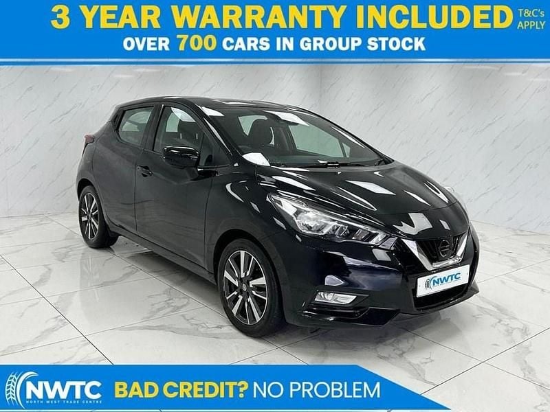 Used Nissan Micra Acenta 71 HP (52 kW) 2017 Black Hatchback