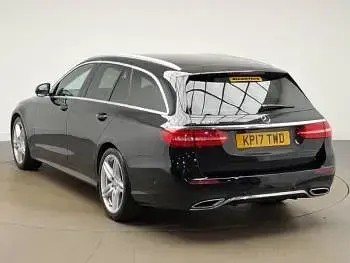 Used Mercedes E220 AMG line 194 HP (142 kW) 2017 Black Estate