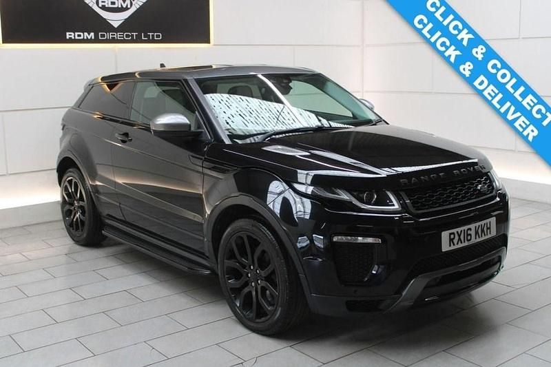 Used Land Rover Range Rover evoque HSE Dynamic 180 HP (132 kW) 2016 Black Coupe