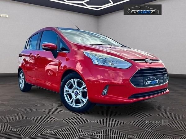 Red Used 2013 Ford B-MAX Zetec MPV | £3,490 (Fair price) - Image 1/4