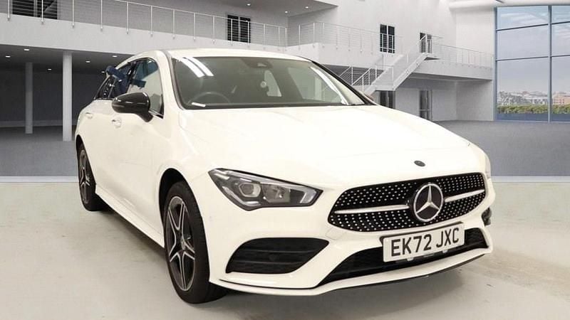 White Used 2022 Mercedes CLA250 Shooting Brake AMG line Estate | £19,699 - Image 1/4