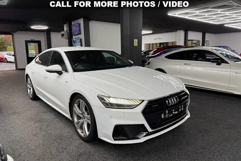 White Used 2018 Audi A7 Sportback S-Line Hatchback | £27,995 (A bit pricey) - Image 1/1