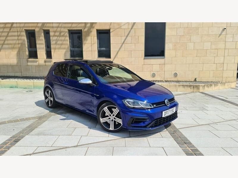 Blue Used 2017 VW Golf VII R Hatchback | £20,495 (Expensive) - Image 1/4