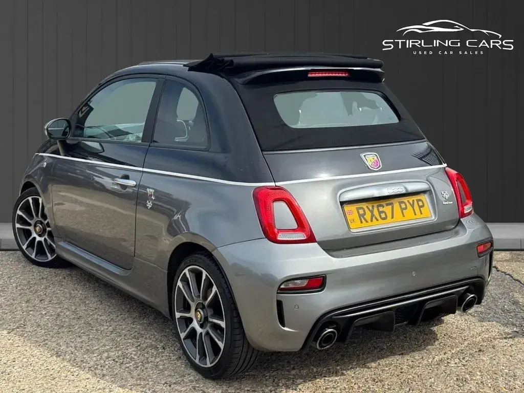 Used Abarth 595 Turismo 165 HP (121 kW) 2017 Black/grey Cabriolet