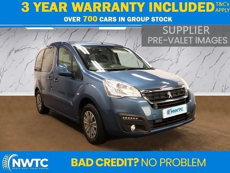 Blue Used 2016 Peugeot Partner Tepee Active MPV | £8,000 (Good price) - Image 1/4