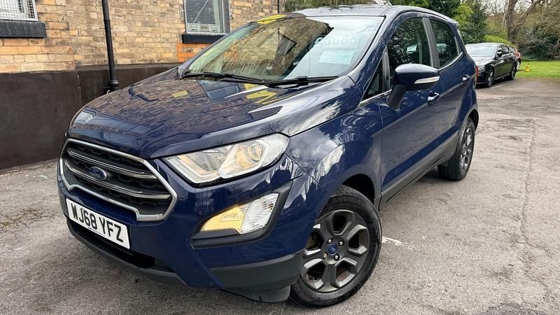 Used Ford Ecosport Zetec 100 HP (73 kW) 2018 Blue SUV