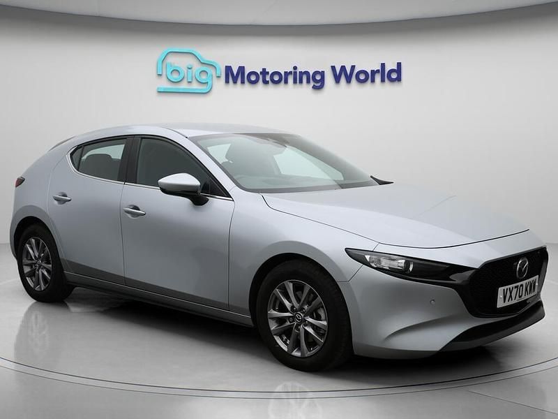 Silver Used 2020 Mazda 3 Hatchback | £15,200 (Good price) - Image 1/4