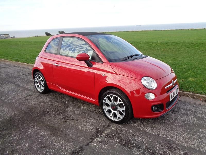 Used Fiat 500 S 2014 Red Cabriolet