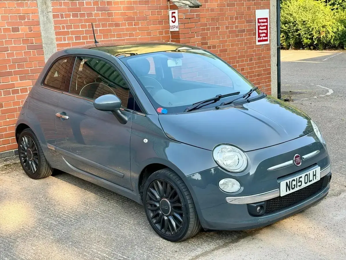 Used Fiat 500 Lounge 69 HP (50 kW) 2015 Grey Hatchback