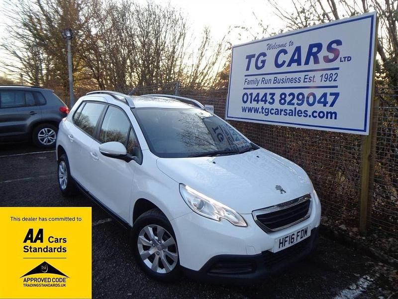 White Used 2016 Peugeot 2008 Access SUV | £5,495 (Fair price) - Image 1/4