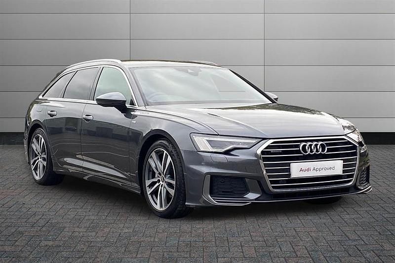 Daytona grey Used 2021 Audi A6 S-Line Estate | £29,750 (Fair price) - Image 1/4