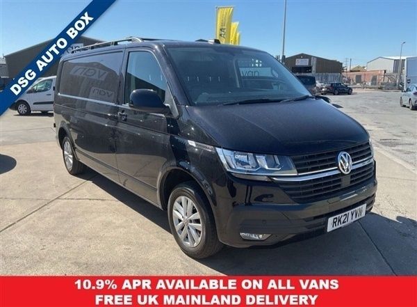 Black Used 2021 VW T6.1 Highline Van | £27,474 (Super price) - Image 1/1