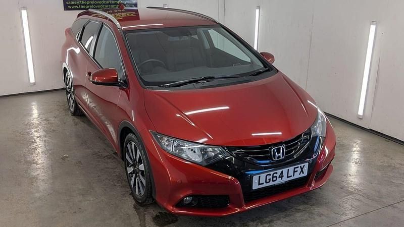 Begagnad Honda Civic SR 2014 Röd Kombi