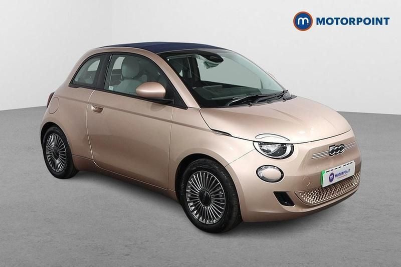 Gold Used 2023 Fiat 500e Icon Cabriolet | £16,799 (A bit pricey) - Image 1/4