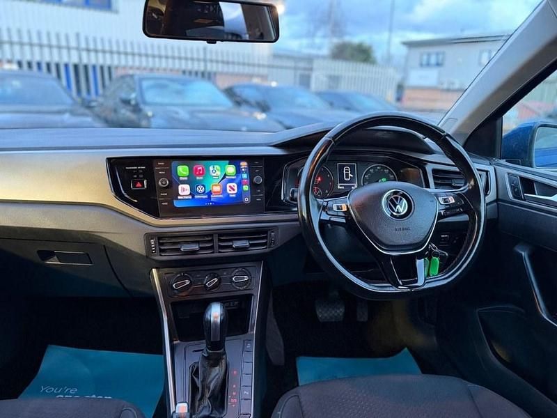 Used VW Polo Match 95 HP (69 kW) 2021 Blue Hatchback