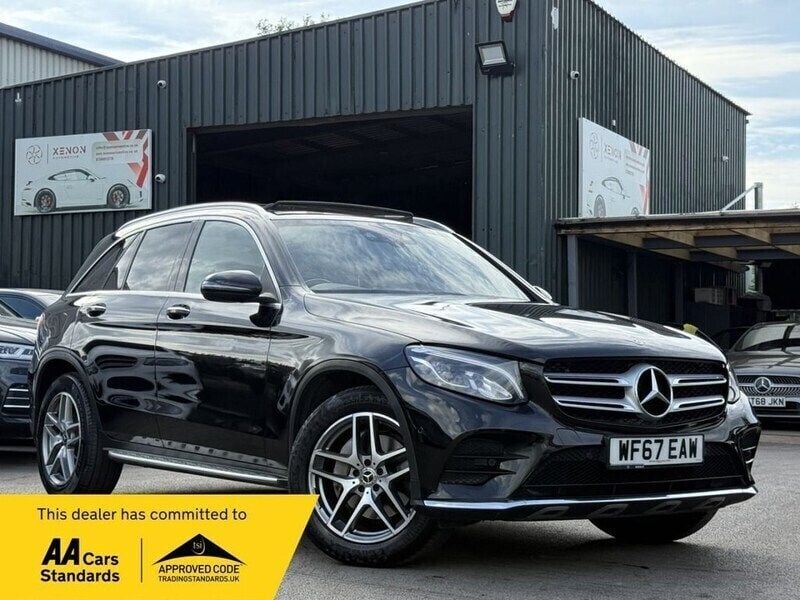 Black Used 2017 Mercedes GLC250 AMG line SUV | £18,490 (Fair price) - Image 1/4