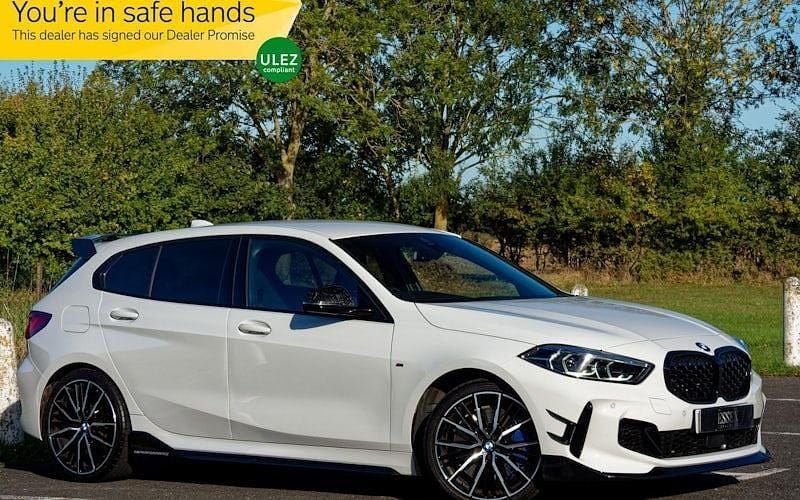 White Used 2023 BMW M135 Comfort Edition Hatchback | £28,995 (Fair price) - Image 1/4