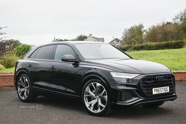 Black Used 2023 Audi Q8 S-Line SUV | £48,890 (Fair price) - Image 1/4