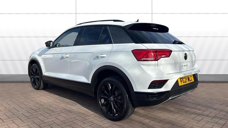 Used VW T-Roc Black Edition 110 HP (80 kW) 2021 White SUV