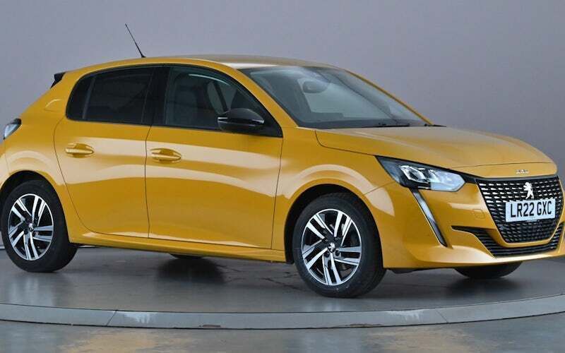 Yellow Used 2022 Peugeot 208 Allure Premium Hatchback | £12,849 (Good price) - Image 1/4