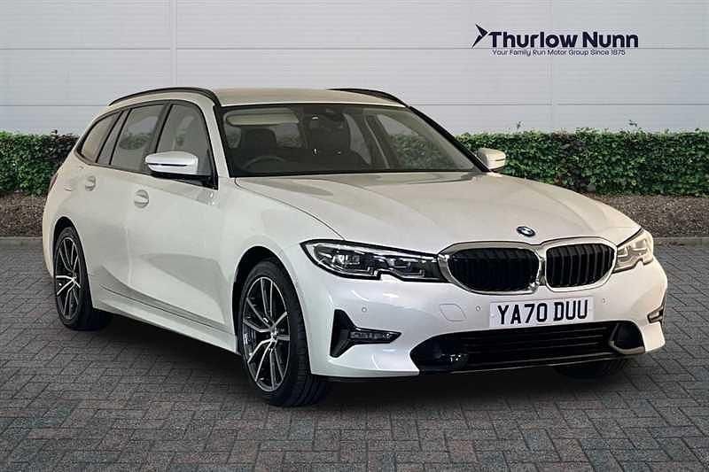 White Used 2020 BMW 320 Sport Line Estate | £22,840 (Fair price) - Image 1/4