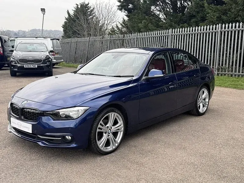 Used BMW 320 Sport Line 2016 Blue Sedan