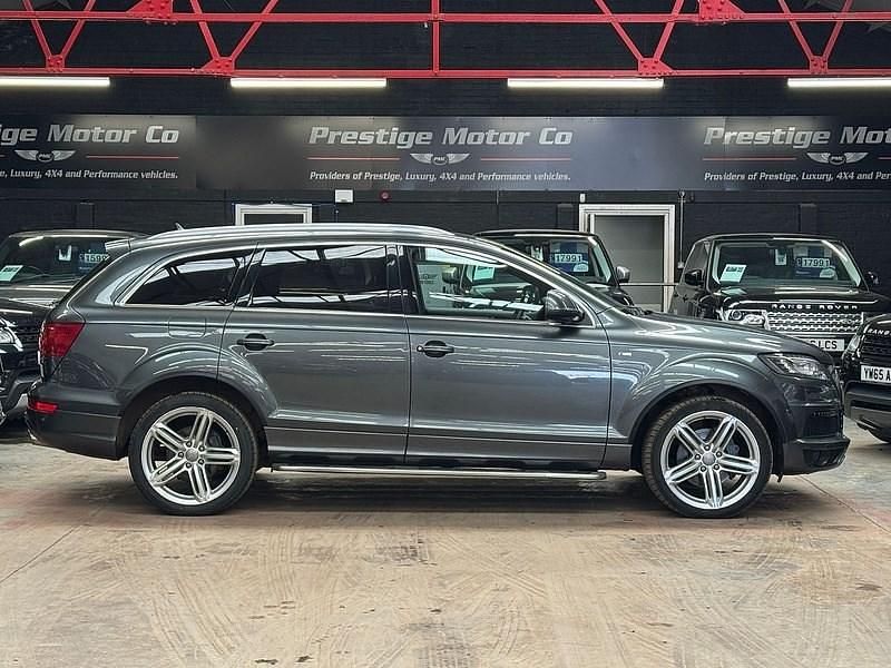 Usado Audi Q7 S-line plus 272 HP (200 kW) 2014 Cinzento SUV