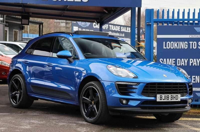 Used Porsche Macan 2018 Blue SUV