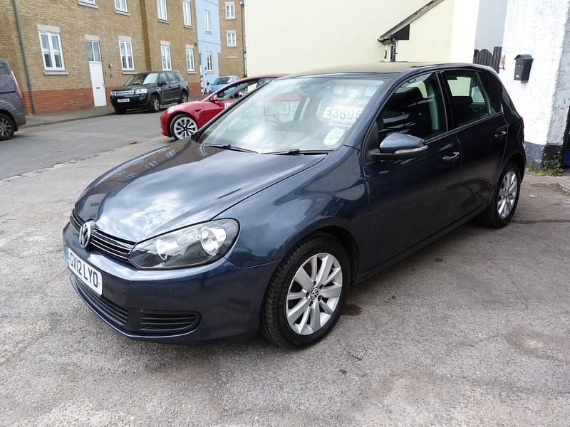 Used VW Golf VII Match 105 HP (77 kW) 2012 Blue Hatchback