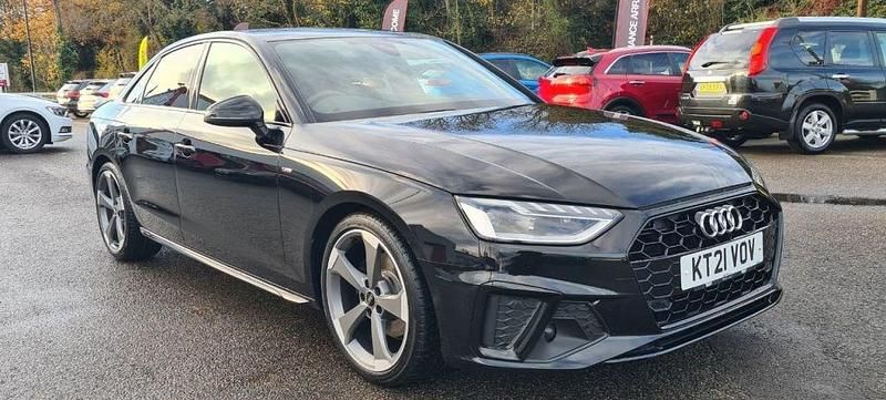 Used Audi A4 Black Edition 163 HP (119 kW) 2021 Black Sedan