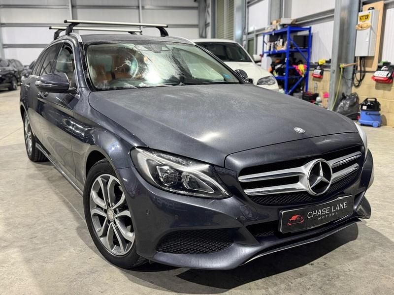 Grey Used 2015 Mercedes C220 Estate | £6,395 (Fair price) - Image 1/3