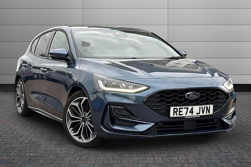Blue Used 2024 Ford Focus ST-Line X Hatchback | £20,490 (A bit pricey) - Image 1/4