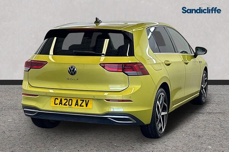 Used VW Golf VII 150 HP (110 kW) 2020 Yellow Hatchback