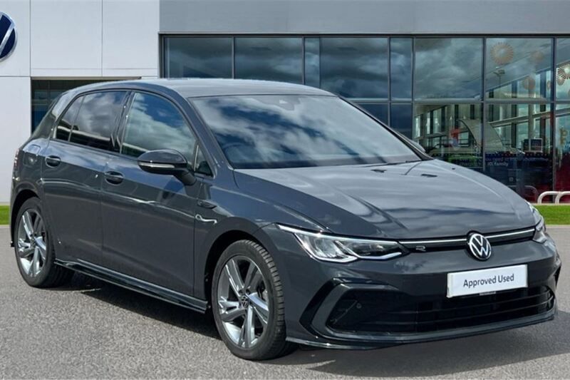 Grey Used 2022 VW Golf VIII R-line Hatchback | £20,984 (A bit pricey) - Image 1/4