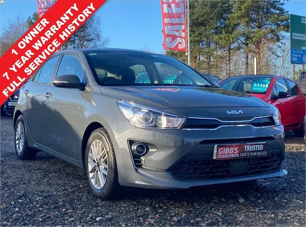 Used Kia Rio 99 HP (72 kW) 2022 Grey Hatchback