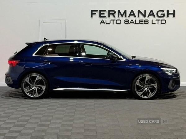 Used Audi A3 S-Line 2024 Blue Hatchback