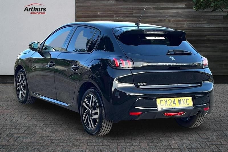 Used Peugeot 208 Allure+ 99 HP (72 kW) 2024 Black Hatchback