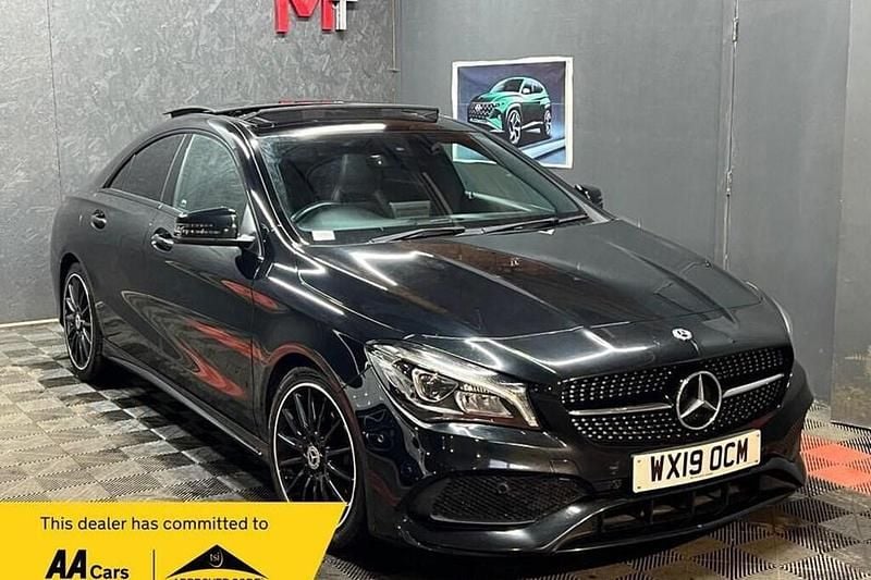 Used Mercedes CLA200 AMG line 2019 Black Sedan