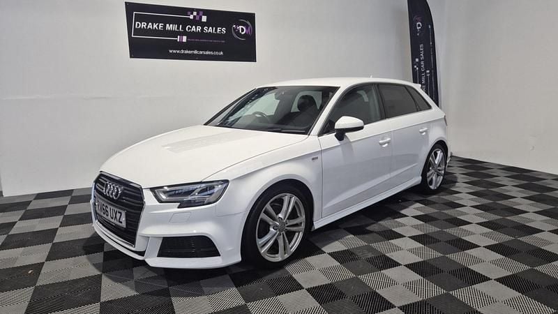 Used Audi A3 S-Line 184 HP (135 kW) 2016 White Hatchback