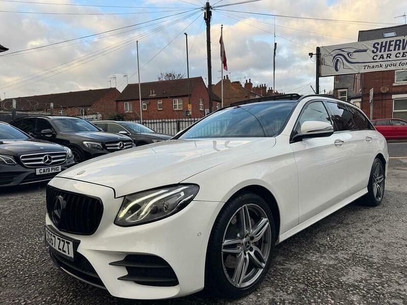 Used Mercedes E220 AMG Line Premium 2017 White Estate